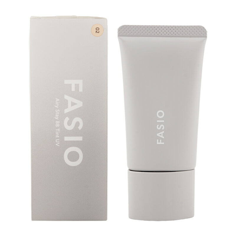 樂天商城 - FASIO ファシオ エアリーステイ BB ティント UV 02 ライトベージュ SPF50+ PA++++ 30g ウォータープルーフ 皮脂プルーフ [ギフトラッピング対応]
