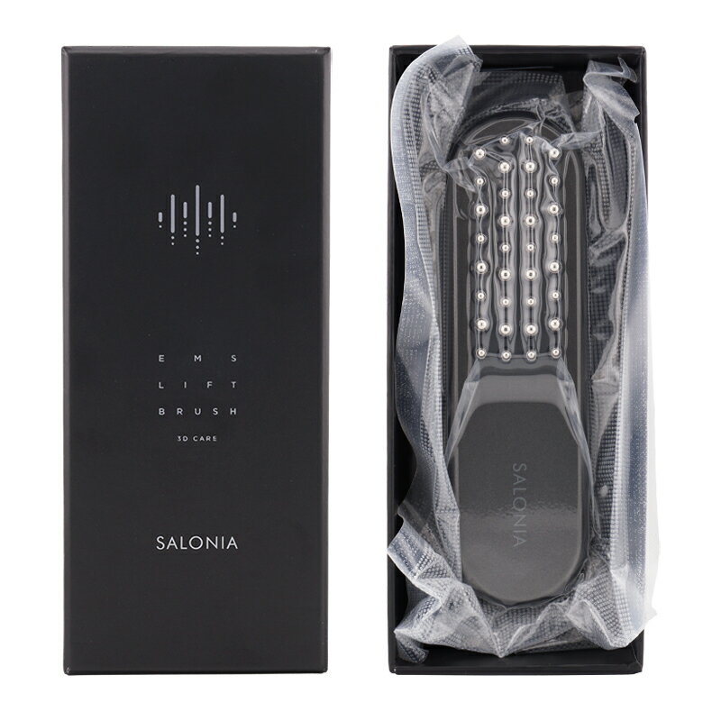 SALONIA サロニア EMSリフトブラシ 3Dケア 完全防水 全身ケア 8段階レベル調整 約167g 充電式 [ギフト..