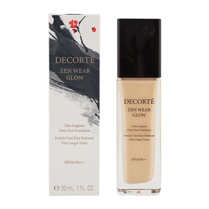 COSME DECORTE Zen Wear Glow SPF20 PA++ (N12, 30mL) Base Makeup Foundation, Liquid Foundation [Gift Wrapping Available]