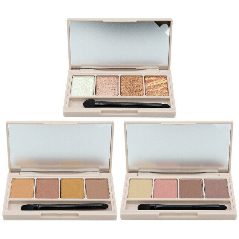 Fujiko フジコ ふじこ アイカラー アイシャドウ 足しパレ 01彫り深ウォーム 02彫り深モーヴ 03うるみラメ 3色から選べるのサムネイル