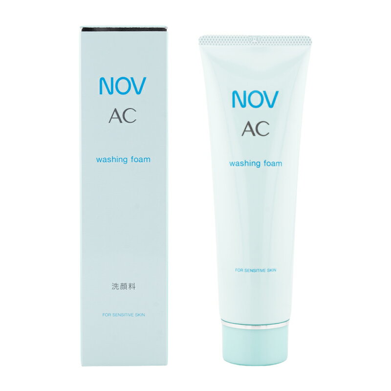 NOEVIR - NOV ノブ ACウォッシングフォーム 90g オイルフリー 洗顔料 無香料 無着色 低刺激性 肌あれ 毛穴 保湿[医薬部外品][ギフトラッピング対応]
