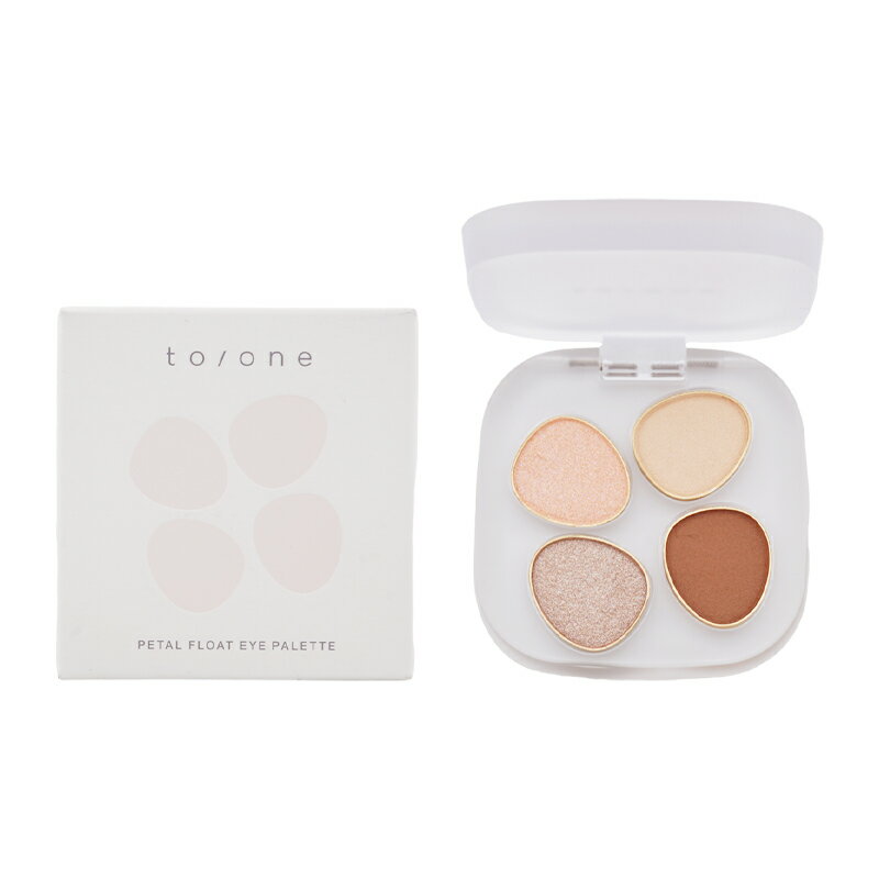 Rakuten - to/one トーン ペタル フロート アイパレット [08 Classy Beige]アイカラー アイシャドウパレット アイメイク パウダー 密着 [ギフトラッピング対応]