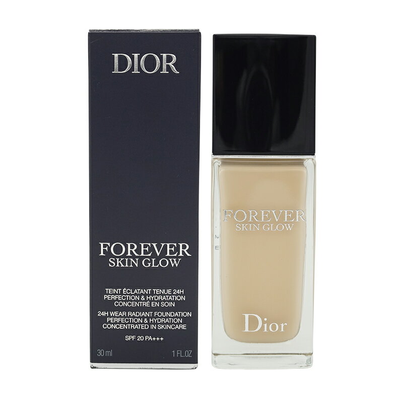 Dior ディオール スキン フォーエヴァー フルイド グロウ SPF20 PA+++ 本体 0W ウォーム 30mL リキッドファンデーション[ギフトラッピン...