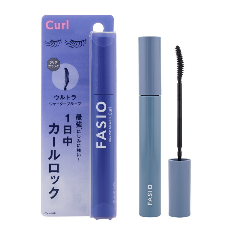 FASIO ファシオ ウルトラ WPマスカラ（カール）03 クリアブラック 6g ウォータープルーフ 無香料 繊維..
