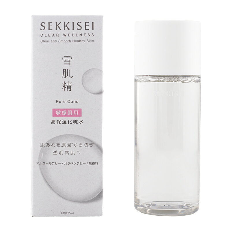 Rakuten - 雪肌精 クリアウェルネス ピュア コンク SS 200mL 敏感肌用化粧水 しっとり 保湿 スキンケア 低刺激 無香料 乾燥 肌荒れ[ギフトラッピング対応]