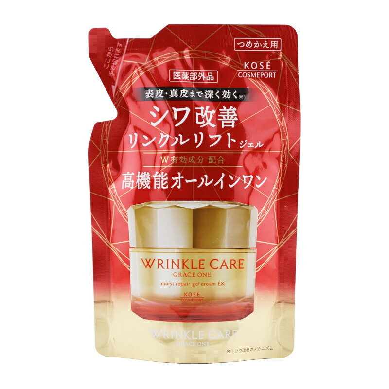 Rakuten - KOSE コーセー グレイスワン リンクルケア モイストリペア ジェルクリーム EX 90g つめかえ用 高機能オールインワン [医薬部外品][ギフトラッピング対応]