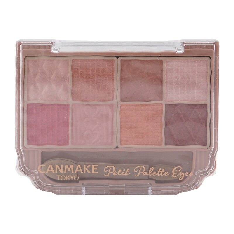 CANMAKE キャンメイク プティパレットアイズ 05 ストロベリーぺシェ アイシャドウマット パール ラメ 8色入 多色パレット[ギフトラッピング対応]