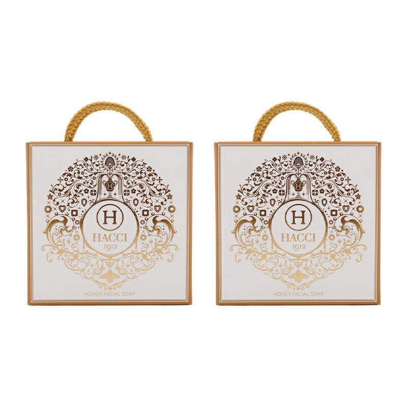 [2個セット]HACCI ハッチ はちみつ洗顔石けん 80g 洗顔料 洗顔石鹸 スキンケア 基礎化粧品 しっとり 保..