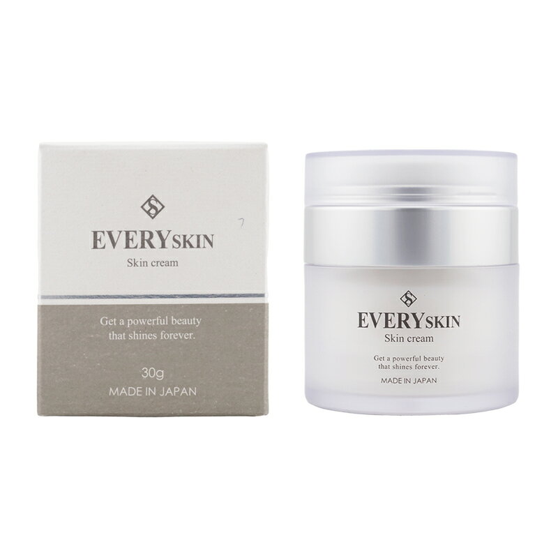 EVERYSKIN エブリースキン スキンクリーム 美容クリーム 30g 高保湿の植物由来オイル ふっくらと潤った肌 [ギフトラッピング対応]