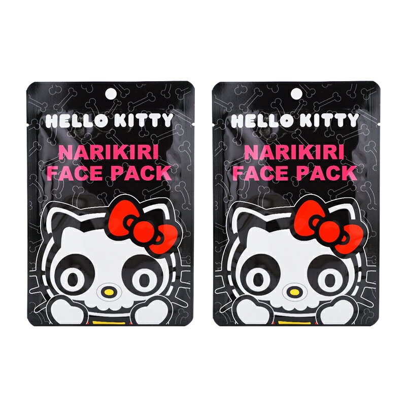 乐天商城 - [2個セット]Sanrio サンリオ なりきりフェイスパック ハローキティ レントゲン バラの香り 1枚入り 20mL 旅行[ギフトラッピング対応]