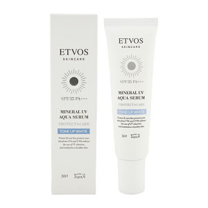 ETVOS エトヴォス ミネラルUVセラム トーンアップホワイト SPF35 PA+++ 30g 基礎化粧品 薬用 美白 日中美容液 UVケア 日焼け止め 紫外線対策 低刺激 敏感肌OK