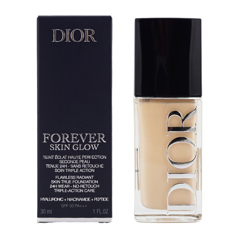 CHRISTIAN DIOR - DIOR ディオール フォーエヴァー フルイド スキン グロウ[0W ウォーム]30mL リキッドファンデーション SPF50 PA+++[ギフトラッピング対応]