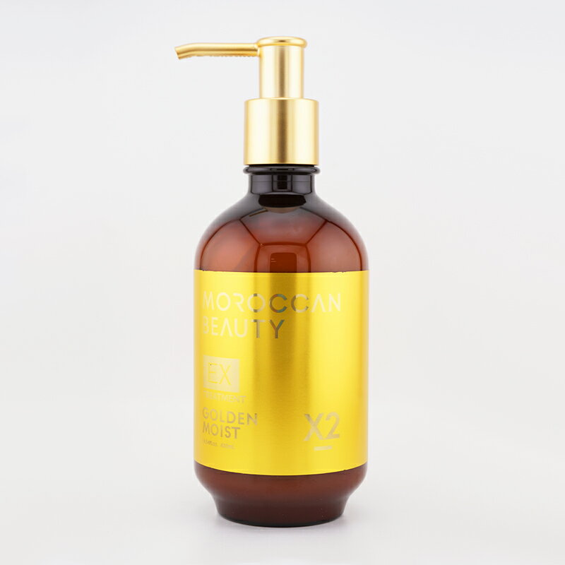 乐天商城 - MOROCCAN BEAUTY モロッカンビューティ ゴールデンモイストEX トリートメント 430mL[送料別][ギフトラッピング対応]