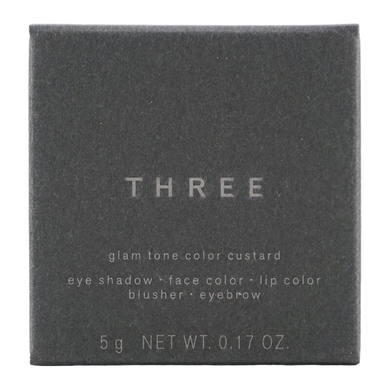 Rakuten - THREE グラムトーンカラーカスタード 10 CLOUDED PETAL 5g クリームアイシャドウ カラーバーム メイクアップ チーク リップ 眉 血色感[ギフトラッピング対応]