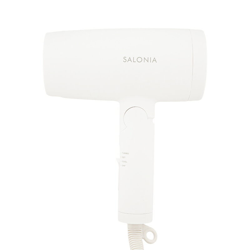 SALONIA サロニア スピーディーイオンドライヤー ホワイト ヘアドライヤー 大風量 ダメージ マイナスイオン機能[ギフトラッピング対応]
