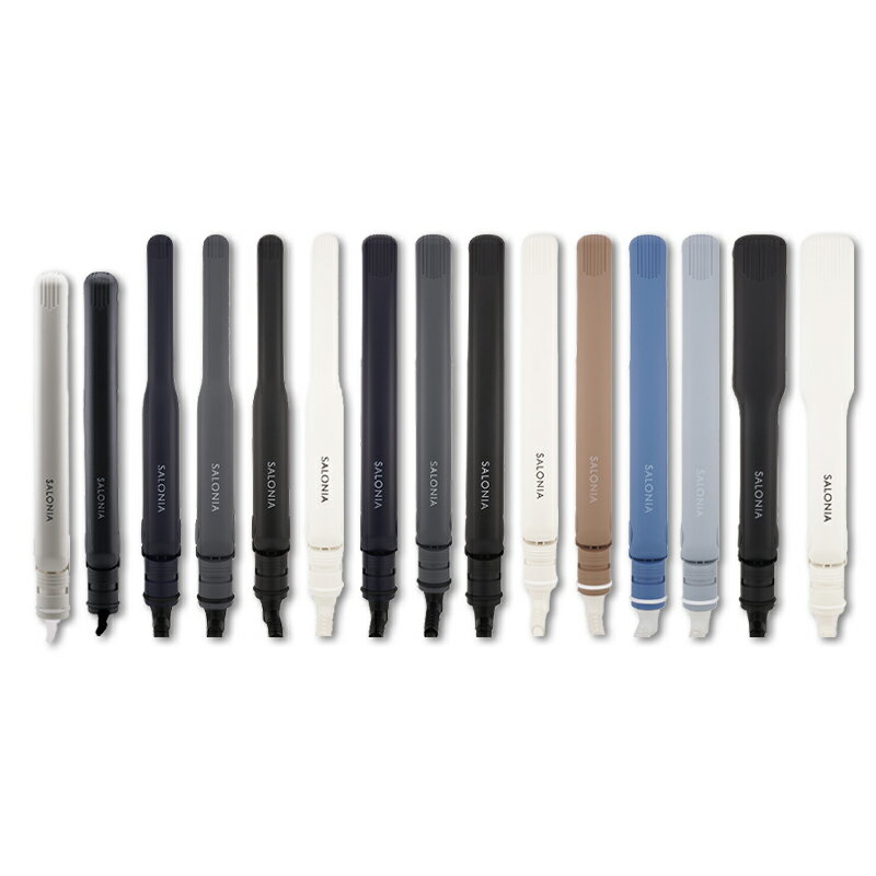 [15種類から選べる]SALONIA サロニア ストレートヘアアイロン 20mm 24mm 15mm 35mm マイナスイオン 専用耐熱ポーチ付き[ギフトラッピング対応]