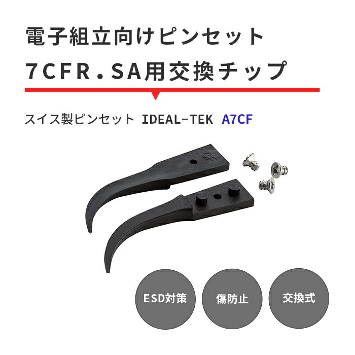 IDEAL-TEK 先曲がりかつ超精密で小さな部品も扱いやすい先端チップ 交換用チップのみ No.A7CF