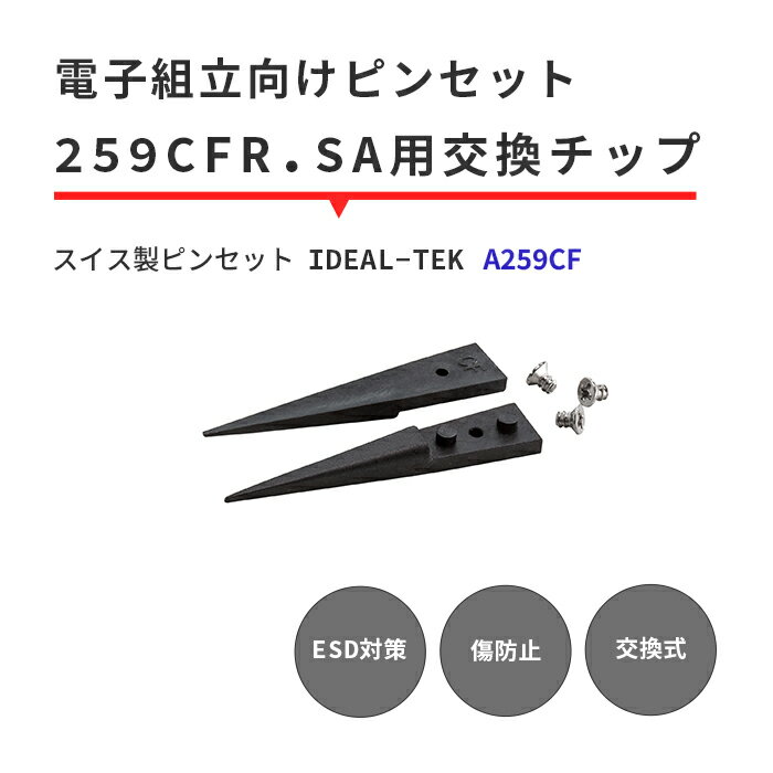 IDEAL-TEK ストレートタイプで汎用的に使用できる先端チップ 交換用チップのみ No.A259CF