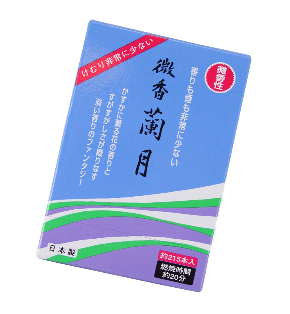 線香 孔官堂 微香蘭月 ミニ寸【クリ