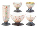 【ポイント最大47倍☆お買物マラソン】 モダン仏具 仏具セット 彩花(あやか)五具足 有田焼(なでしこ) 送料無料 0902z018a