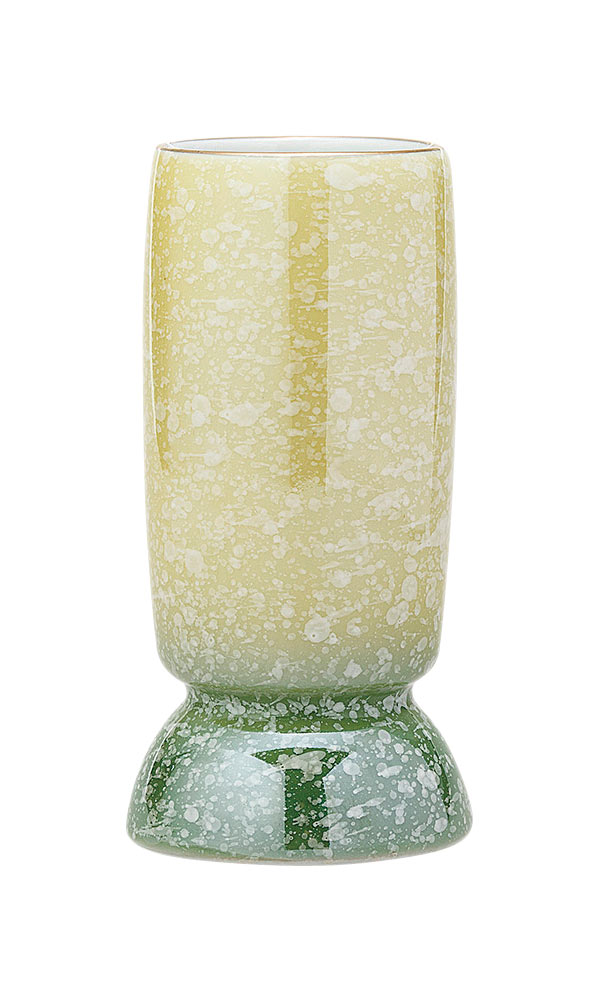 【ポイントバック最大41倍☆楽天イーグルス感謝祭】モダン仏具 光綺（こうき）線香差し 有田焼イエロー グリーン 0902l006b