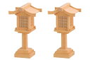 【ポイント最大47倍+P4倍☆お買い物マラソン&0のつく日】神棚用神具 木曽桧春日灯籠(灯篭) 6号 1対入 送料無料 1404a021b