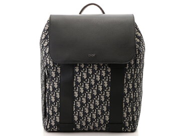 Dior デイオール リュックサック ネイビー/ブラック キャンバス/カーフ 【472】【中古】【大黒屋】