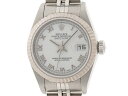 F番　ROLEX　ロレックス　デイトジャスト　79174　ホワイトローマ　自動巻き　WG/SS　【432】 【中古】【大黒屋】