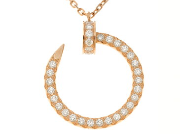 Cartier カルティエ ジュストアンクル ネックレス ピンクゴールド K18PG ダイヤモンド B3047000 【430】 【中古】【大黒屋】