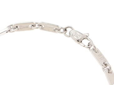 Cartier カルティエ フィガロブレスレット ホワイトゴールド K18WG 【430】 2143400132723 【中古】【大黒屋】