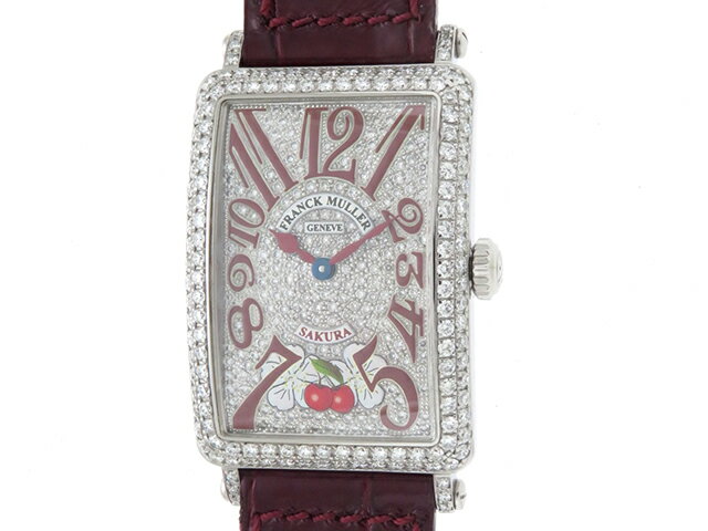 FRANCK MULLER フランクミュラー ロングアイランド サクラ 952QZDCD ダイヤモン ...