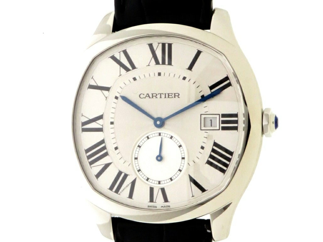 Cartier　カルティエ　ドライブドゥカルティエ　WSNM0004　ステンレススチール　アリゲータ ...