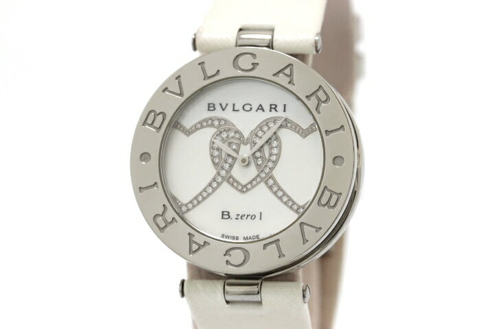 BVLGARI ブルガリ B-zero1 ビーゼロワン 時計 BZ35WHDSL シェル ダイヤモン ...