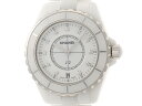 CHANEL　シャネル　時計　J12　11Pダイヤ　H2125　ホワイト　クオーツ　メンズ　38mm ...