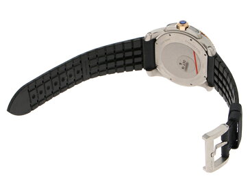 Cartier カルティエ カリブル ドゥ カルティエダイバー W2CA0008 K18ピンクゴールド/ステンレススティール ラバーベルト ブルー文字盤 自動巻き メンズ時計 2147400186816 【437】 【中古】【大黒屋】