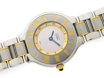 Cartier カルティエ マスト21 マストヴァンティアン 女性用腕時計 クオーツ ステンレス W10073R6 【474】 【中古】【大黒屋】