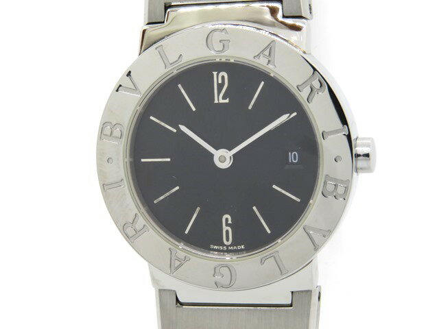 BVLGARI　ブルガリ　女性用腕時計　レディース　ブルガリブルガリ　BB26SS　ステンレス　ブラ ...