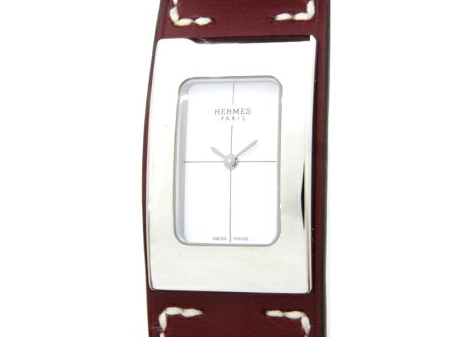 HERMES　エルメス　女性用腕時計　レディース　シェルシュミディ　ステンレス　革　CM1.210　 ...