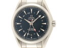 OMEGA　オメガ　シーマスター アクアテラ　GMT　231.10.43.22.03.001　ブルー　ステンレス　男性用　自動巻き　2148103366598　【432】 【中古】【大黒屋】