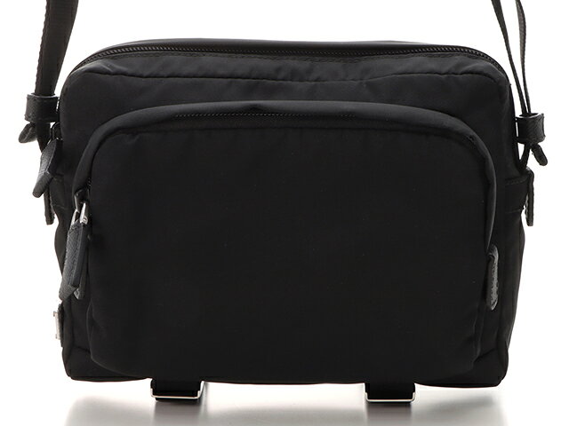 プラダ　PRADA　クロスボディーバッグ　ナイロン　ブラック　2VH043　【472】KS 【中古】【大黒屋】
