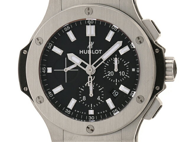 HUBLOT　ウブロ　ビッグバン エボリューション　時計　メンズ　ステンレス　ラバーベルト　ブラック文字盤　301.SX.1170.RX【472】 【中古】【大黒屋】のサムネイル
