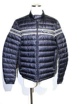 MONCLER モンクレール ダウンジャケット アウター RENALD メンズ4 ネイビー ナイロン ライトダウン (2148103220043) 【432】 【中古】【大黒屋】