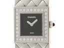 CHANEL シャネル 時計 レディース マトラッセ・ダイヤベゼル H0489 黒文字盤 30m防水 ...