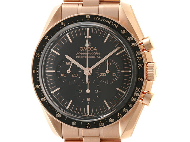 OMEGA オメガ SPEEDMASTER スピードマスター ムーンウォッチ プロフェッショナ﻿ル コーアクシャル 310.60.42.50.01.001 セドナゴールド K18 手巻き【430】2148103430961 【中古】【大黒屋】