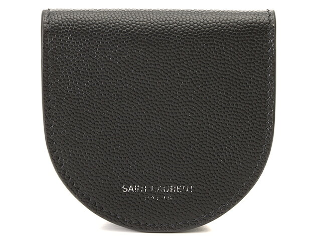SAINT LAURENT　サンローラン　コインパース　ブラック　カーフ　607918BTY0N1000【430】 【中古】【大黒屋】