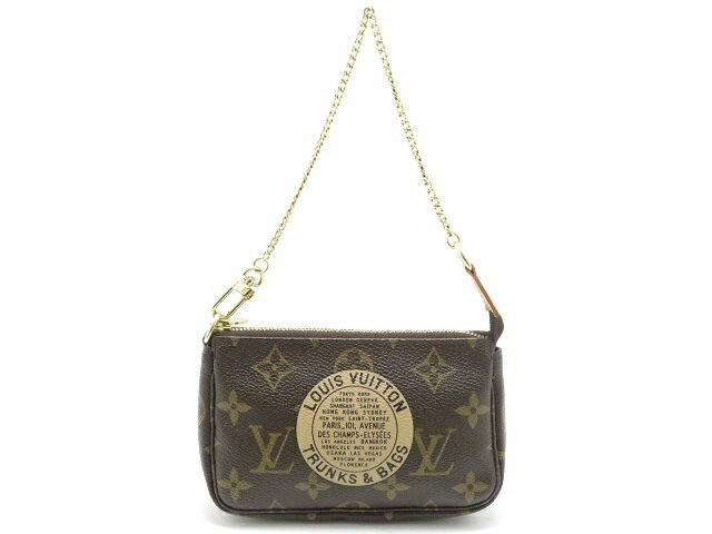 LOUIS VUITTON ルイ・ヴィトン ミニ・ポシェット・アクセソワール モノグラム【430】2120400078121 【中古】【大黒屋】