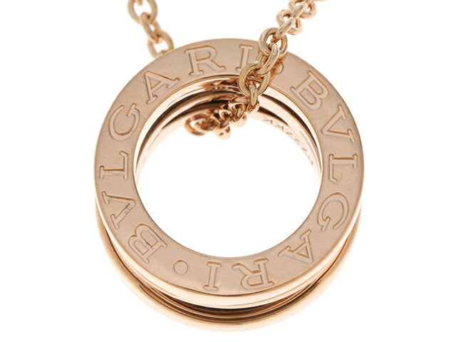 BVLGARI　ブルガリ　ネックレス　B-zero1レジェンドネックレス　PG　ピンクゴールド　CE　セラミック　12.7g　【472】A 【中古】【大黒屋】