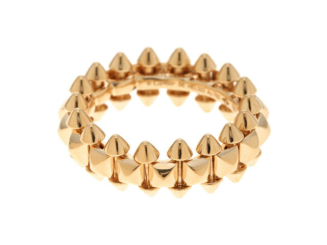 CARTIER　カルティエ　クラッシュ ドゥ カルティエ　リング　MM　ピンクゴールド/重さ11.9g　サイズ約56号　B4229900【472】SJ 【中古】【大黒屋】のサムネイル