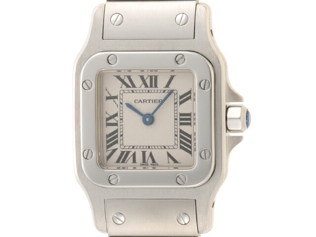 CARTIER カルティエ Santos Galbee SM サントスガルベ SM ステンレス クォーツ【430】2148103457180 【中古】【大黒屋】