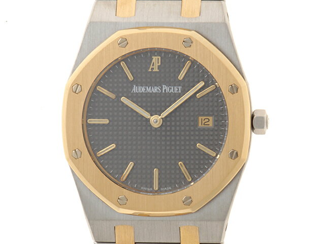 AUDEMARS PIGUET　オーデマピゲ　時計　ロイヤルオーク　56303SA.00.0789SA.01　クオーツ　YG　SS　グレー文字盤　ユニセックス　【432】 【中古】【大黒屋】